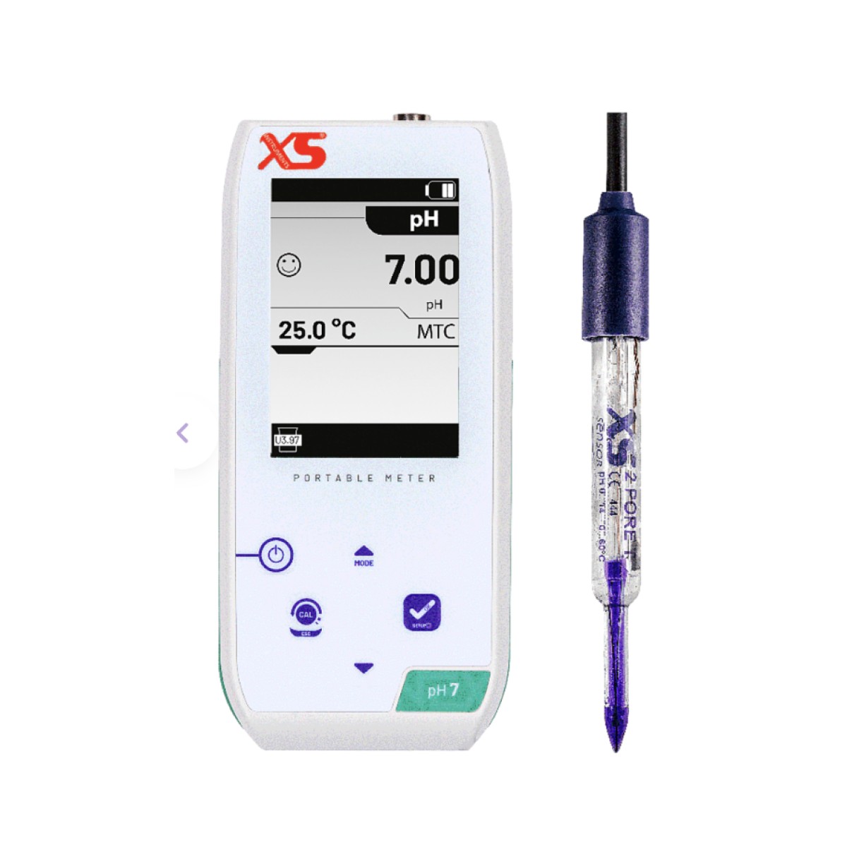 XS pH 7 NEX FOOD Taşınabilir pH Metre – 2 Pore T DHS Elektrotlu
