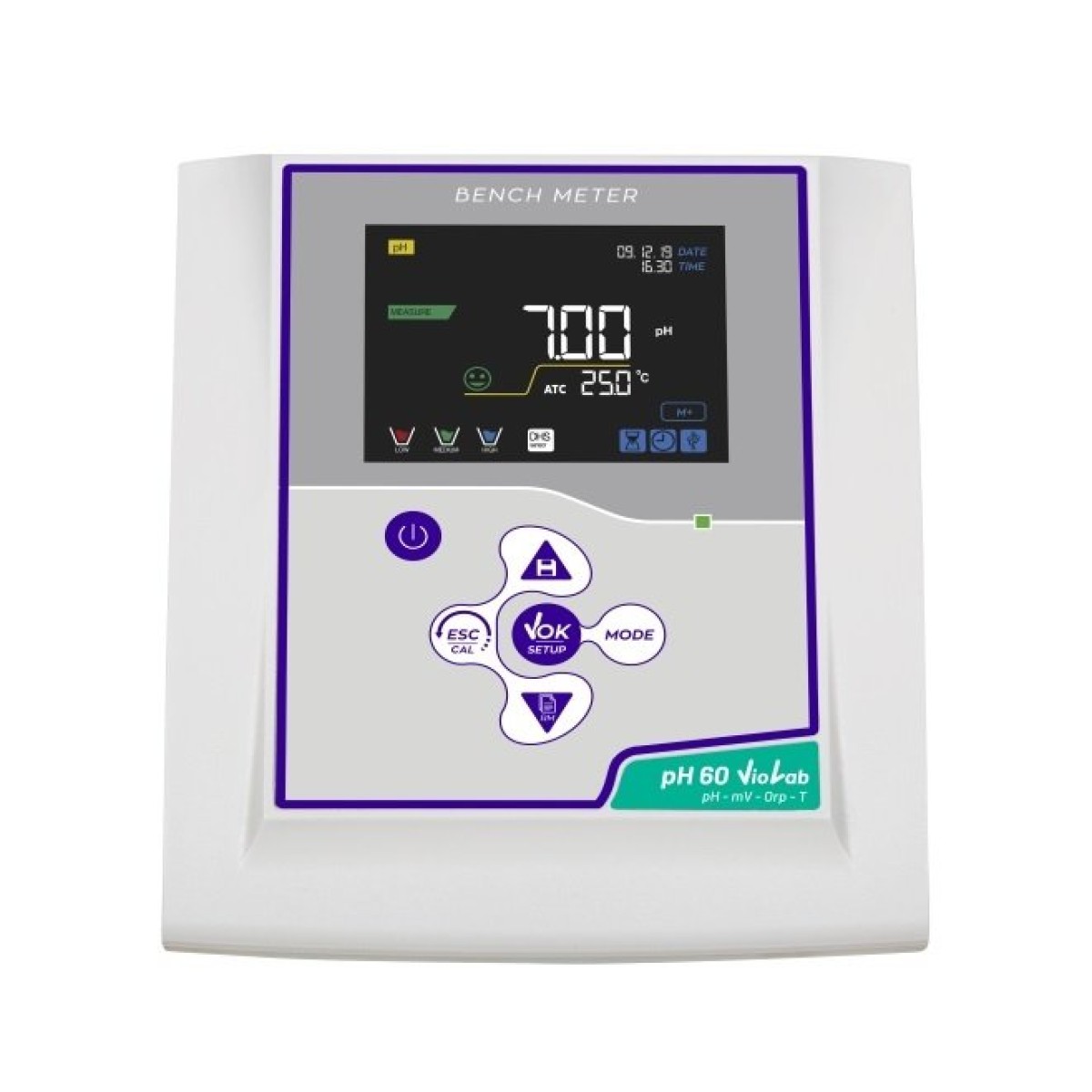 pH 60 VioLab masa-üstü pH metre 201T pH elektrodlu