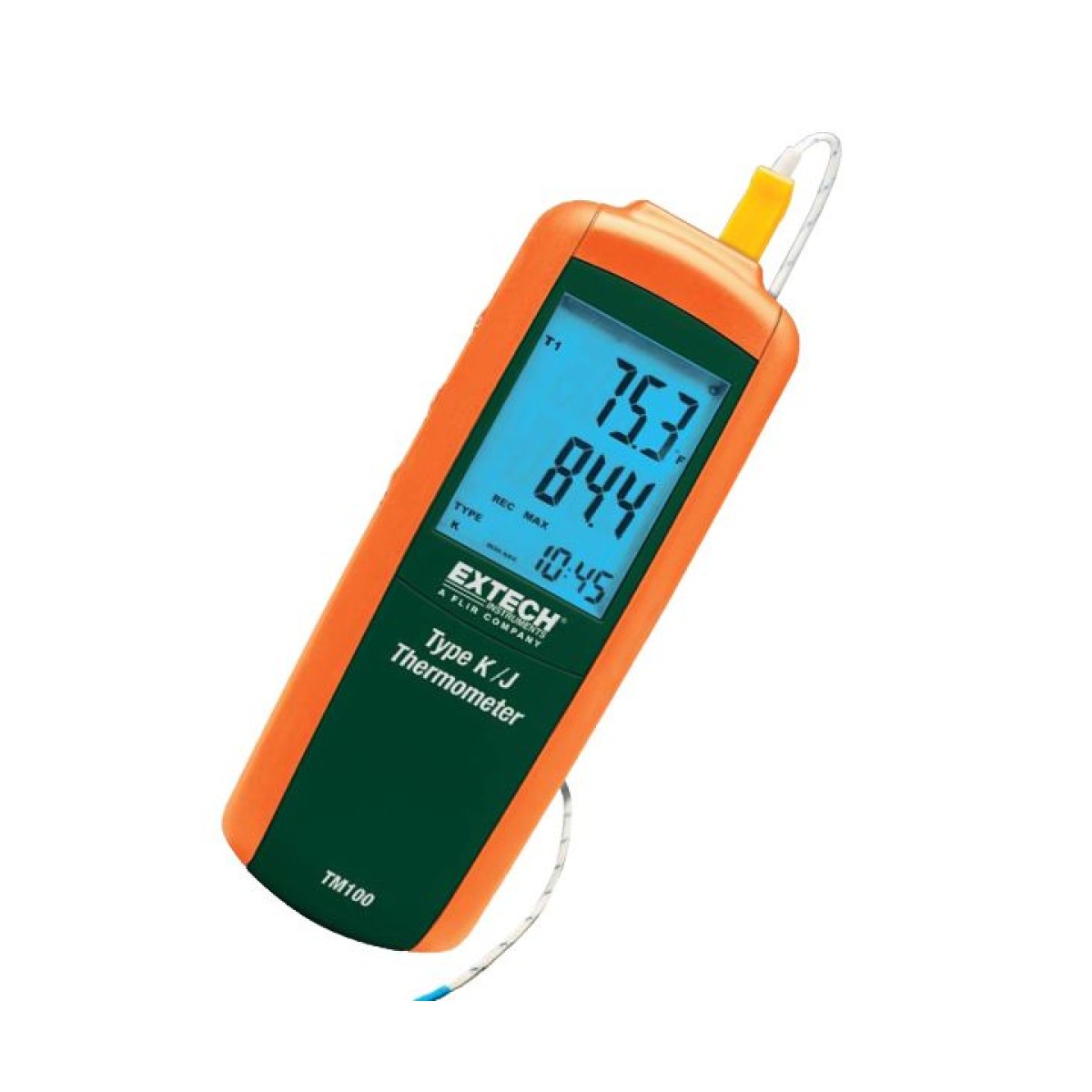 Extech TM100: K/J Tipi Tek Girişli Termometre
