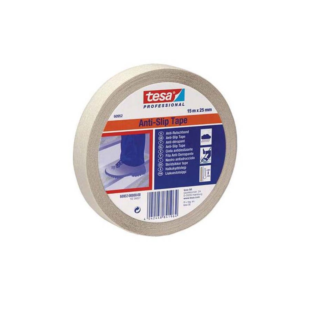 Tesa 60952 Kaydırmazlık Bantı Şeffaf