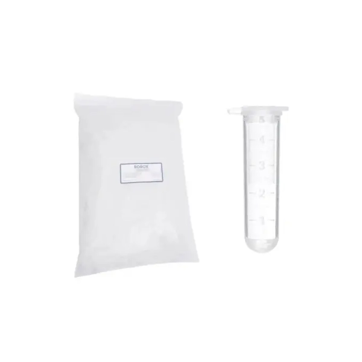 Borox Mikrosantrifüj Ependorf Tüpü 5ml - Yuvarlak Tabanlı - Özel Kilit Kapaklı - 100 Adet
