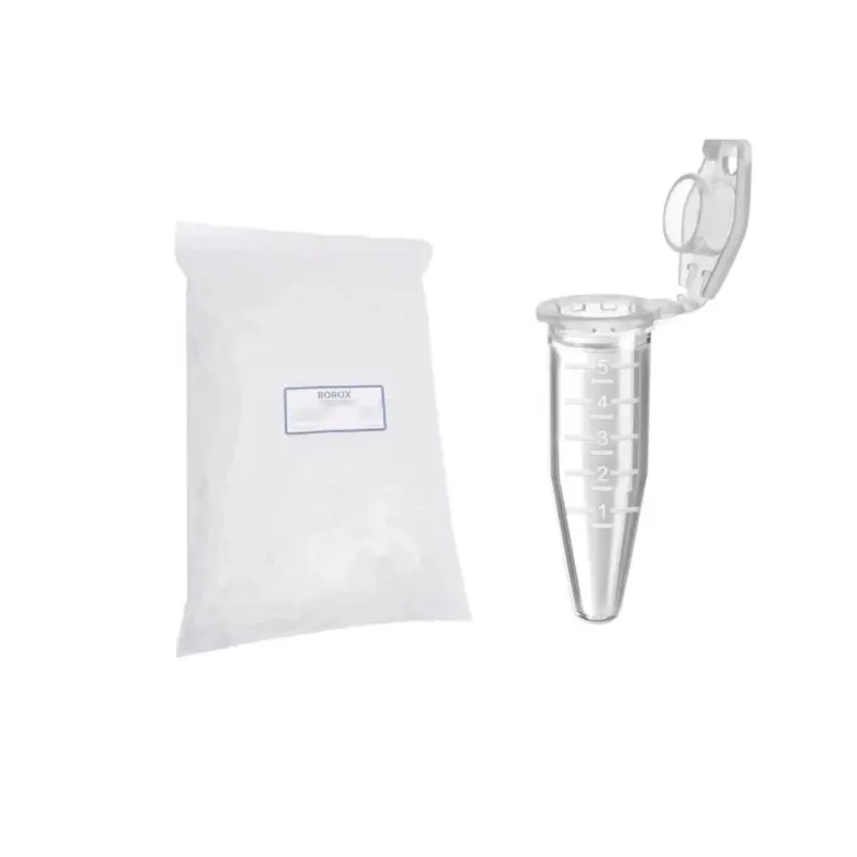 Eppendorf Tüpü 5 ml - Mikrosantrifüj Ependorf Tüpü 100 Adet - Özel Tasarım Kapaklı