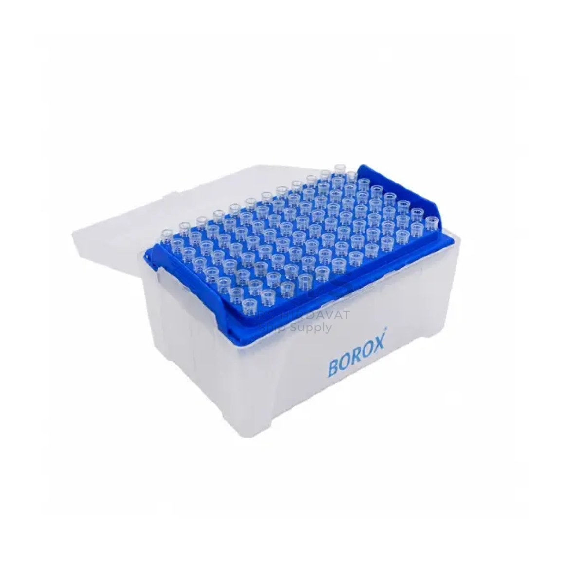 Borox Filtreli Pipet Ucu Steril 10 µl - Uzun Şeffaf - 96pcs-Paket