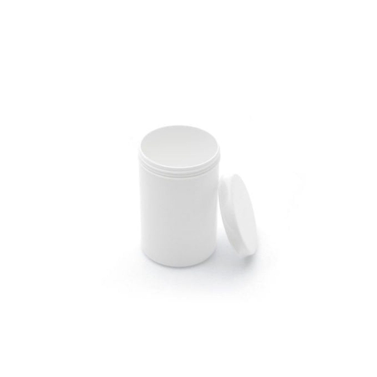White Numune Kabı 140ml - Plastik Kapaklı Kutu 140 cc