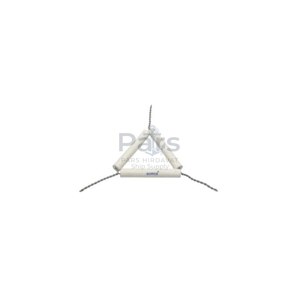 Borox Seramik Üçgen - 60 mm - Porselen Üçgen