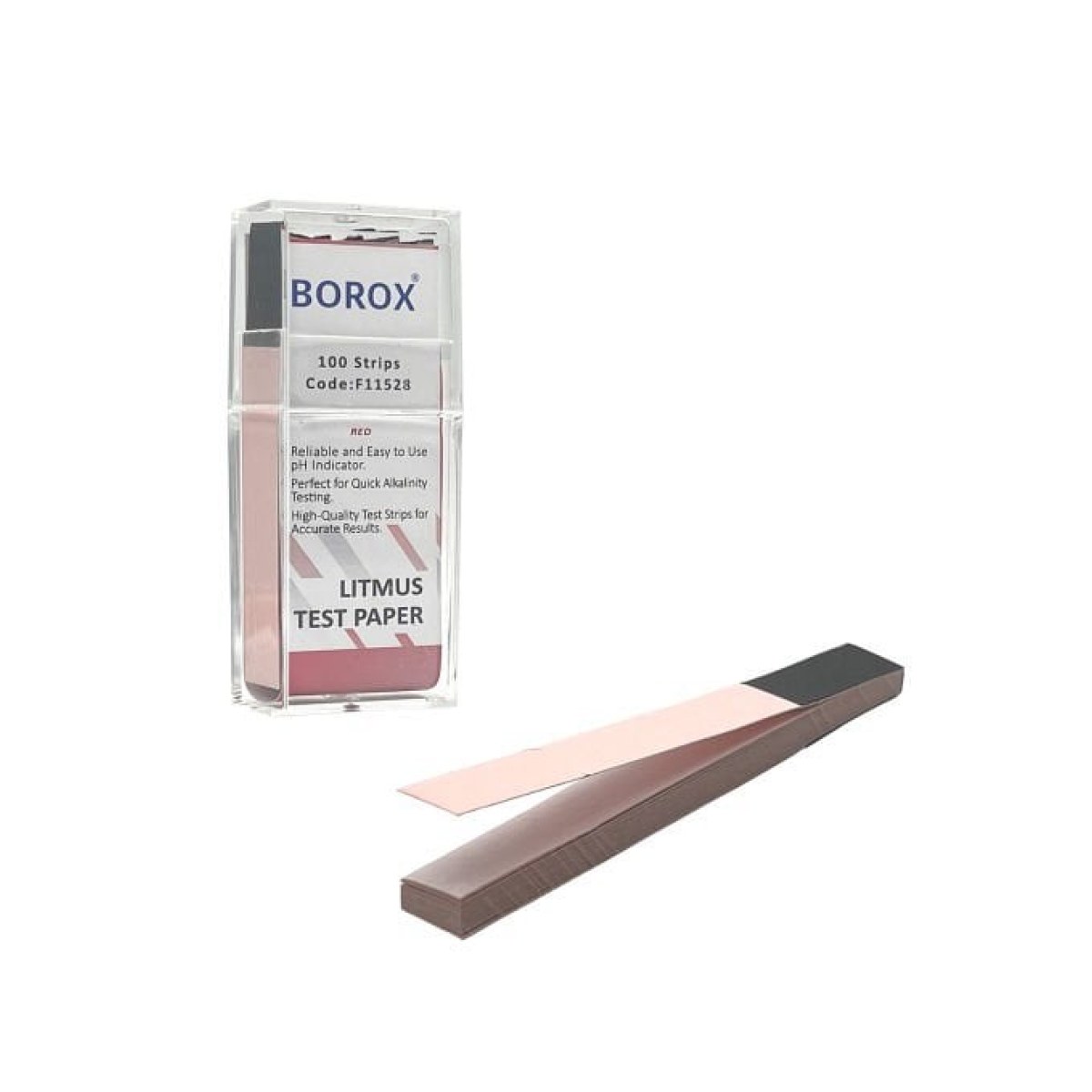 Turnusol Kağıdı Kırmızı 100 Test Strip - Litmus Paper Red