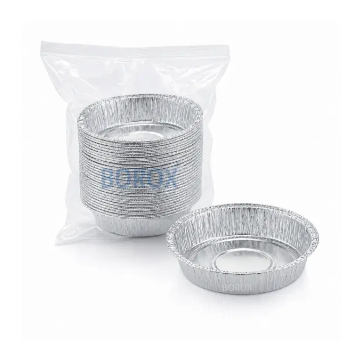 Borox Alüminyum Tartım Kabı - 109x21mm Tartım Kapları 50Adet