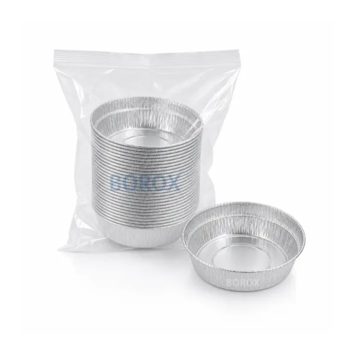 Borox Alüminyum Tartım Kabı - 96x22mm Tartım Kapları 50Adet