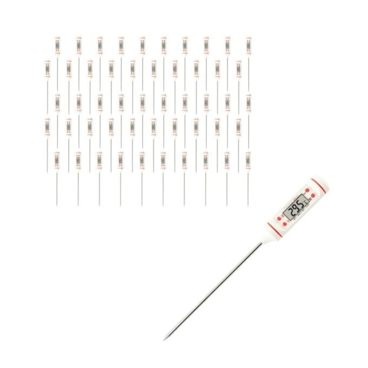 Dijital Termometre TP101 - Problu Sıcaklık Ölçer - 50 Adet