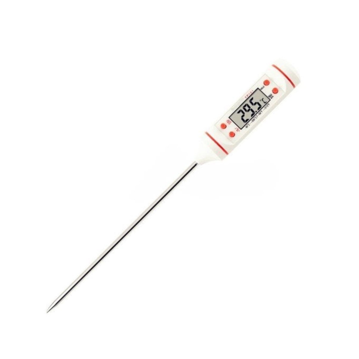 Dijital Termometre TP101 - Metal Problu Sıcaklık Ölçer - Daldırma Tipi Gıda Termometresi