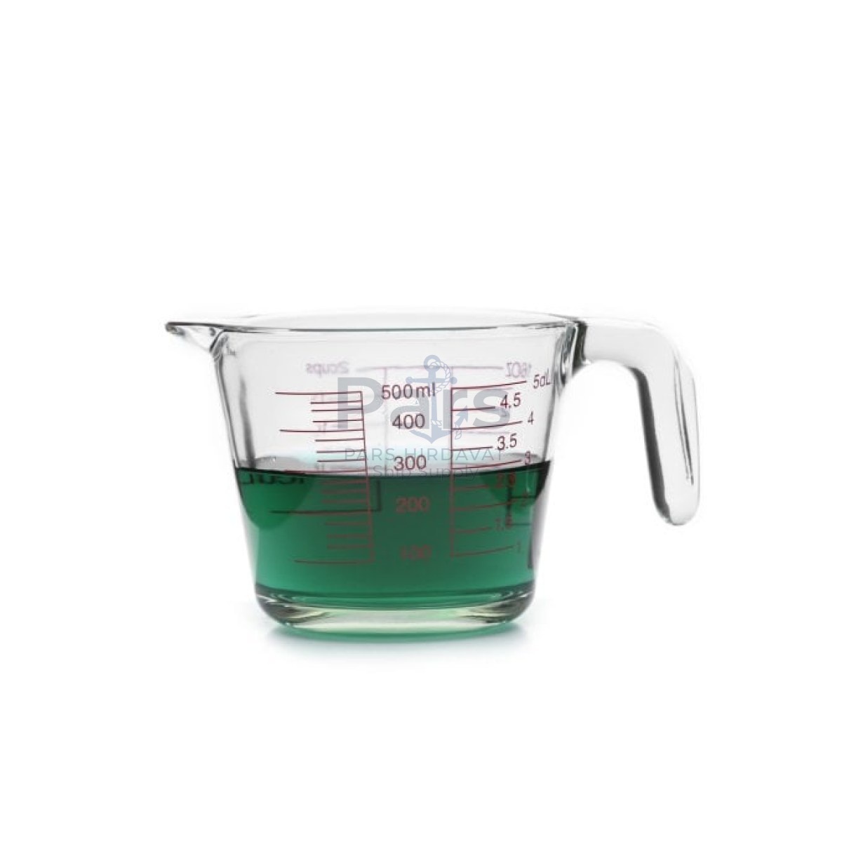 Borox Kulplu Cam Beher 500ml - Ölçü Kabı Beaker with Handle