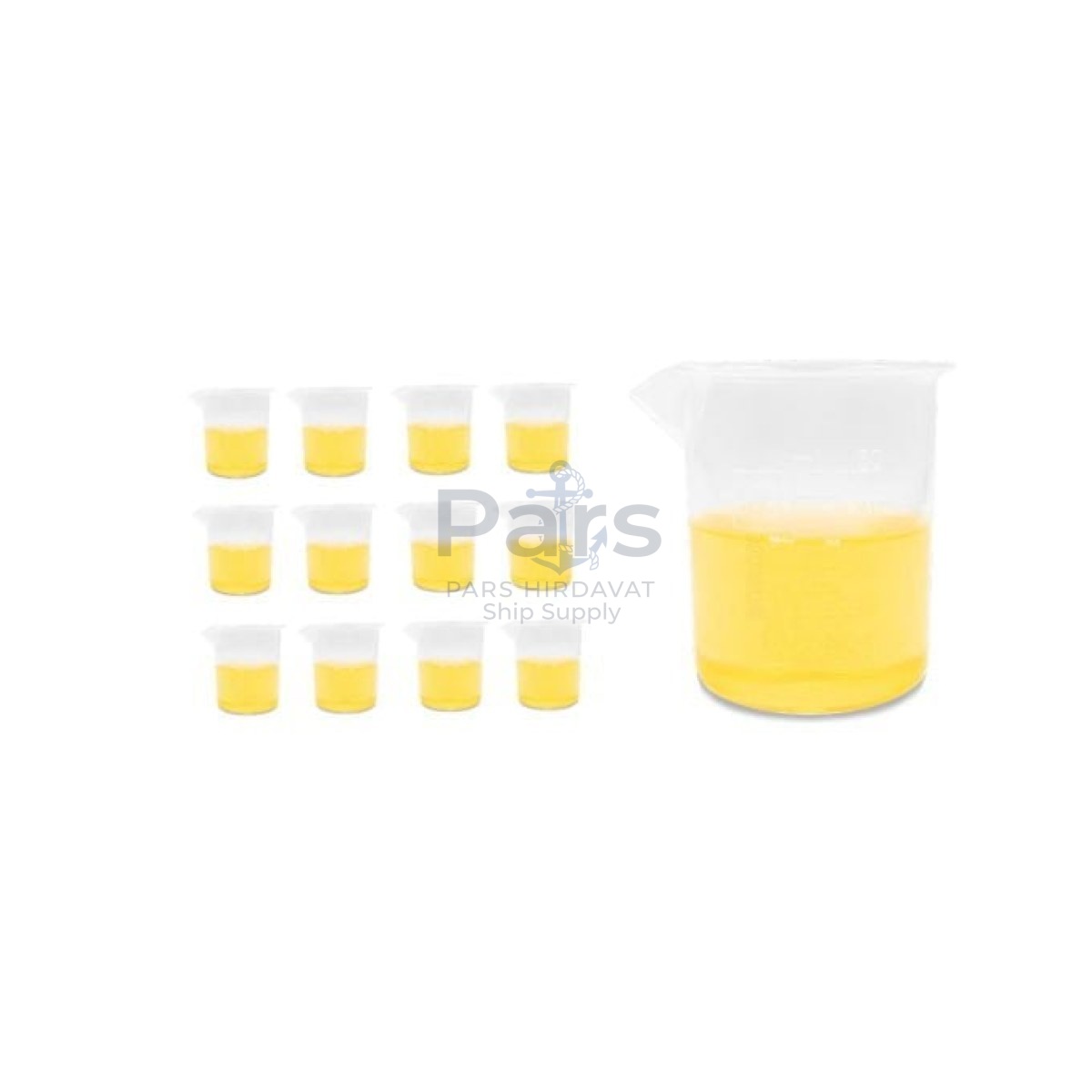 Borox Plastik Beher 50 ml - Kabartma Dereceli - Plastic Beaker Autoclavable - 12 pcs Toptan