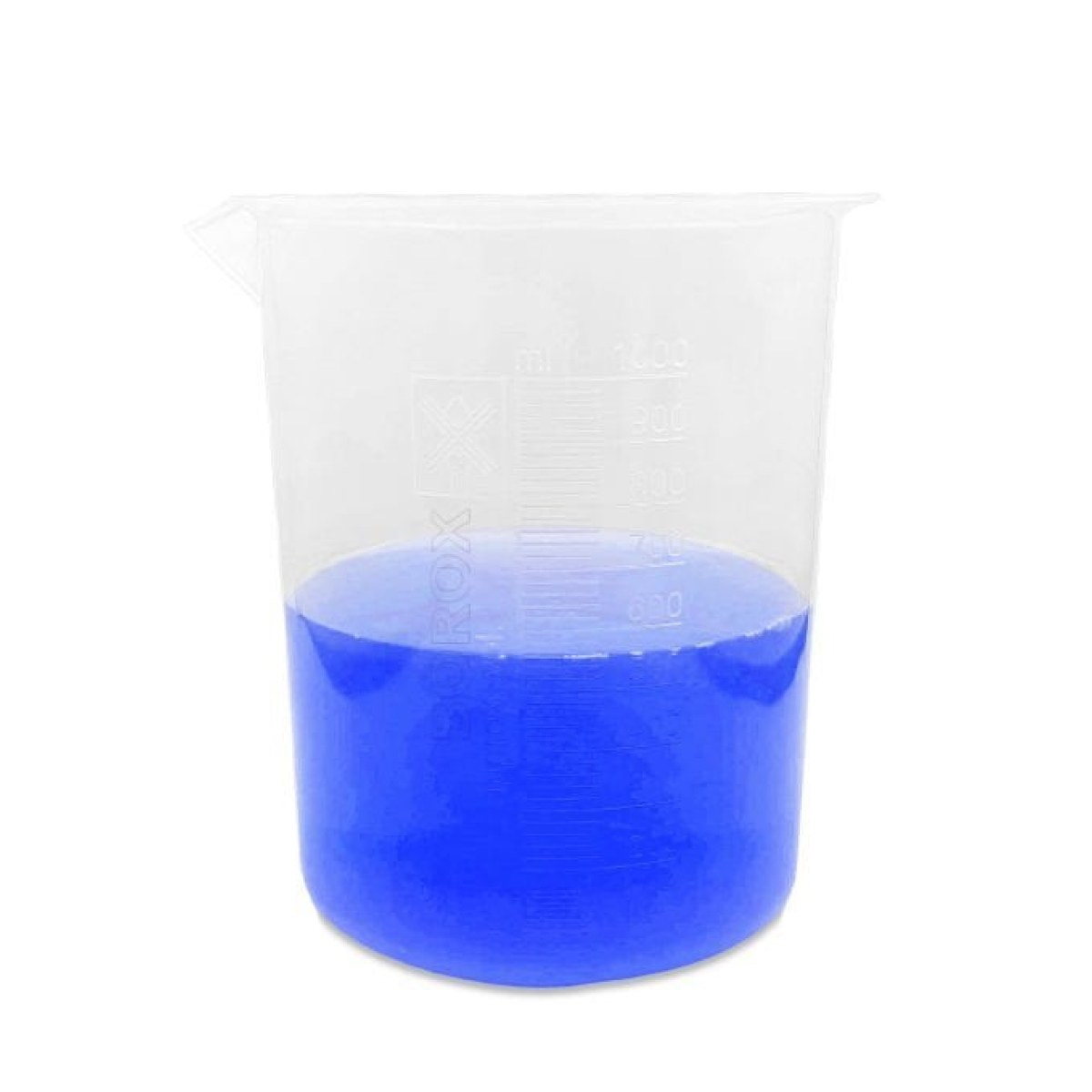 Borox Plastik Beher 1000 ml - Kabartma Dereceli - Plastic Beaker Autoclavable