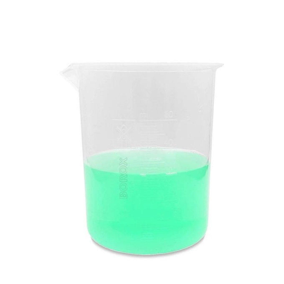 Borox Plastik Beher 500 ml - Kabartma Dereceli - Plastic Beaker Autoclavable