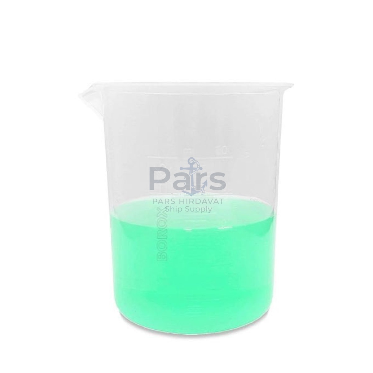 Borox Plastik Beher 500 ml - Kabartma Dereceli - Plastic Beaker Autoclavable