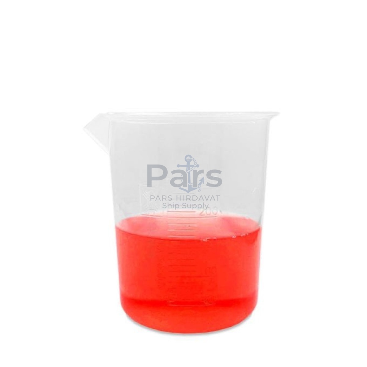 Borox Plastik Beher 250 ml - Kabartma Dereceli - Plastic Beaker Autoclavable