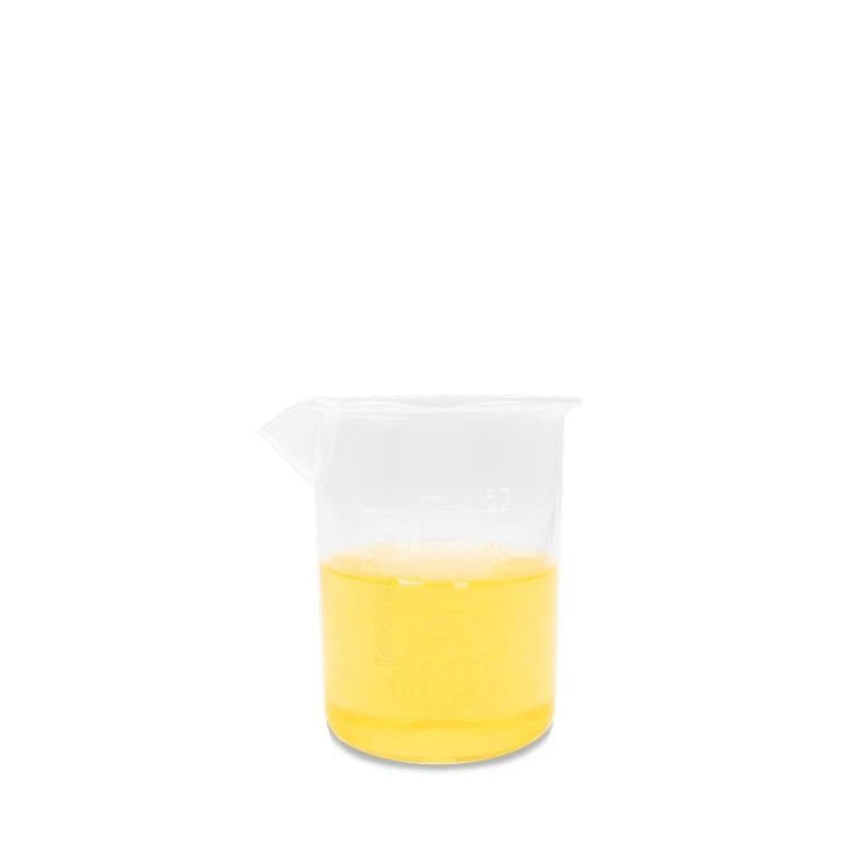 Borox Plastik Beher 50 ml - Kabartma Dereceli - Plastic Beaker Autoclavable