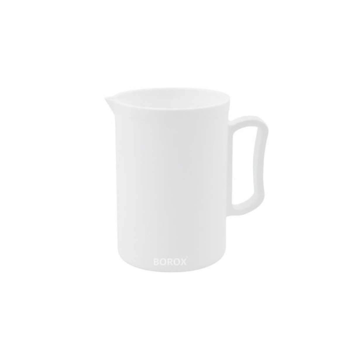 Borox Kulplu Teflon Beher 1000ml - PTFE Isıya Dayanıklı Beher