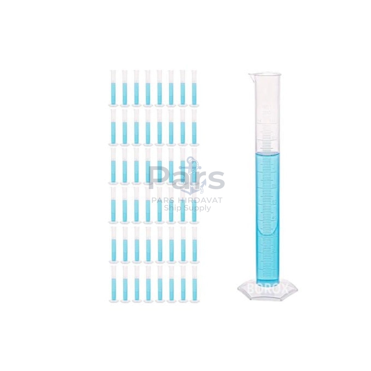 Borox Plastik Mezür 100ml - Uzun form Kabartma Skala 48 pcs Toptan