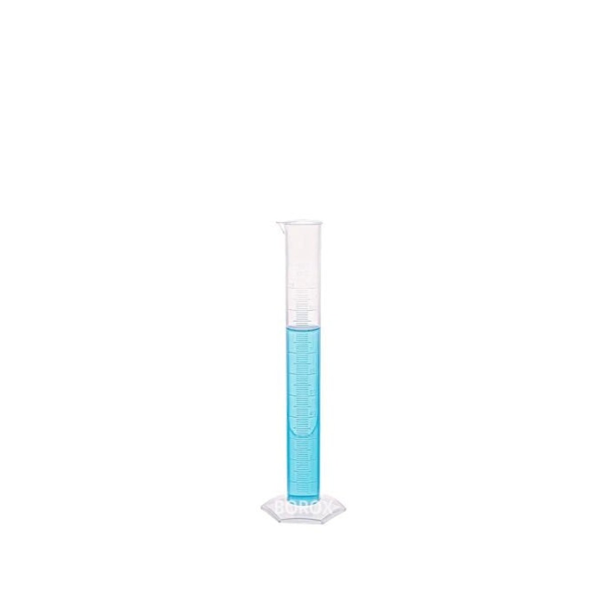 Borox Plastik Mezür 100 ml - Uzun form Kabartma Skala