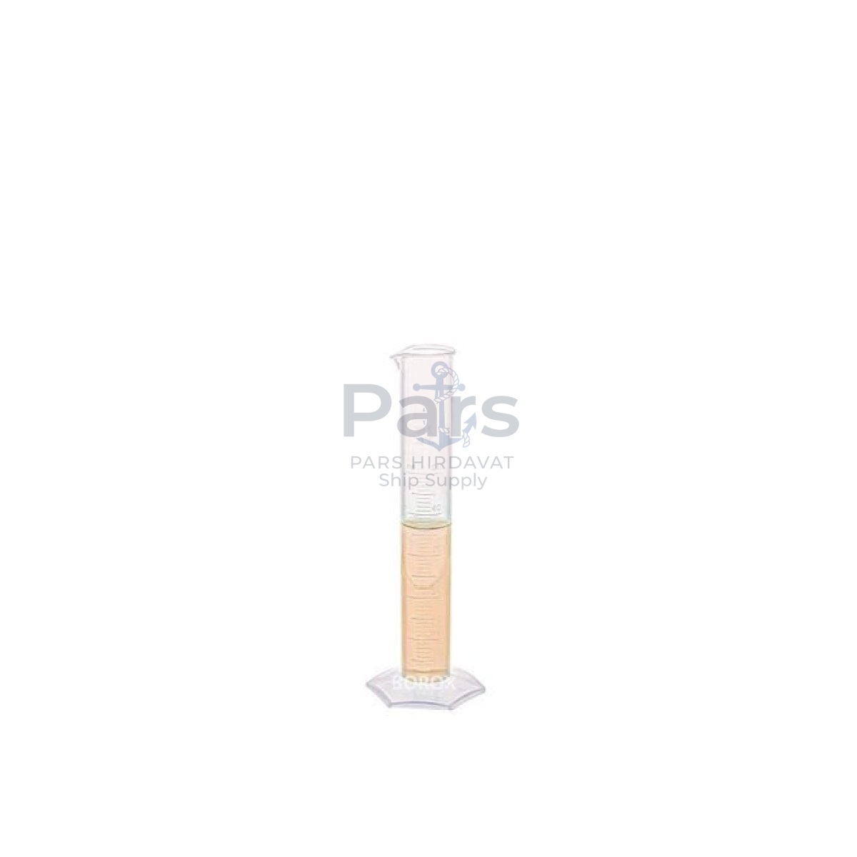 Borox Plastik Mezür 50 ml - Uzun form Kabartma Skala