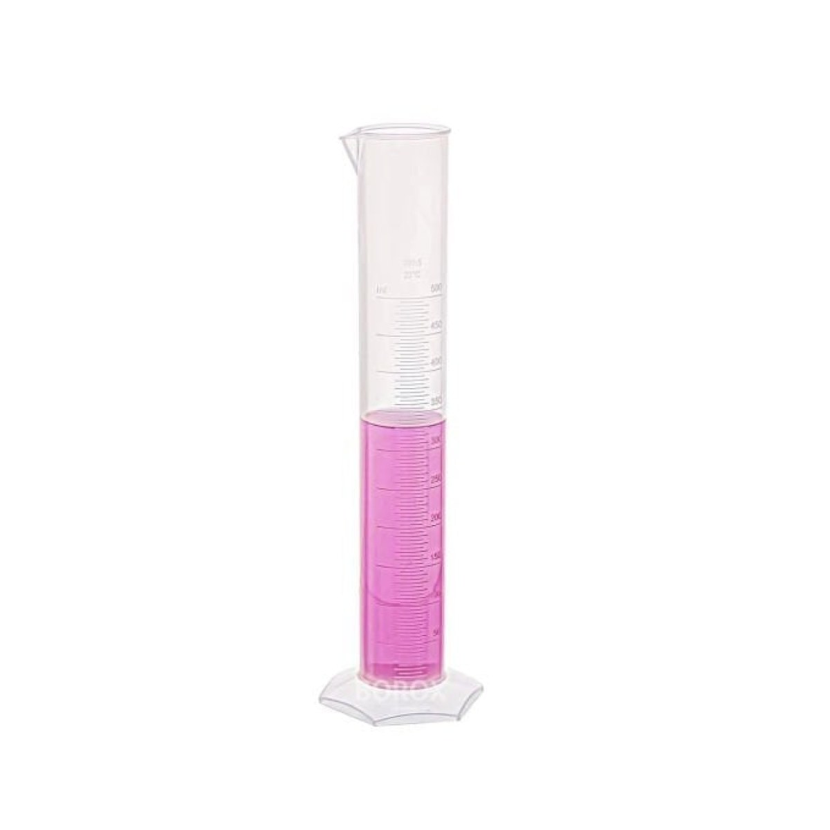 Borox Plastik Mezür 500 ml - Uzun form Kabartma Skala