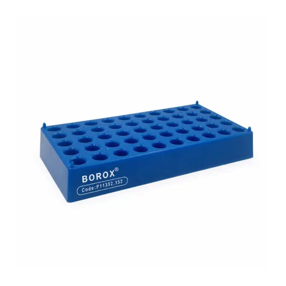 Borox Vial Standı 2 ml Vialler İçin - 50 Delikli - Blue - Tüplük