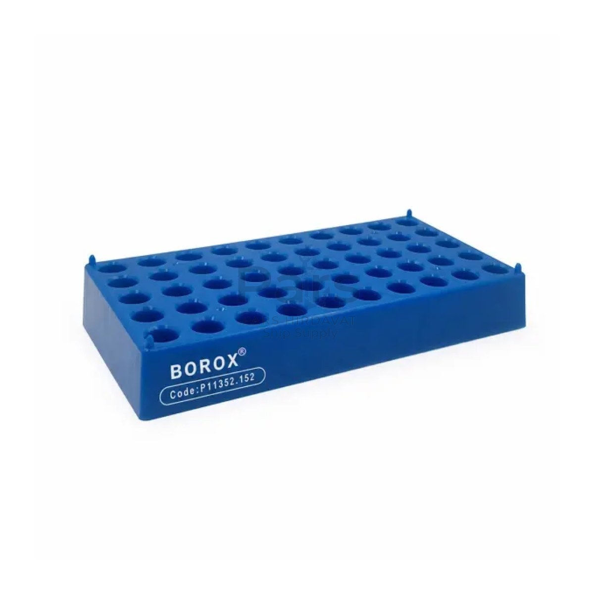 Borox Vial Standı 2 ml Vialler İçin - 50 Delikli - Blue - Tüplük
