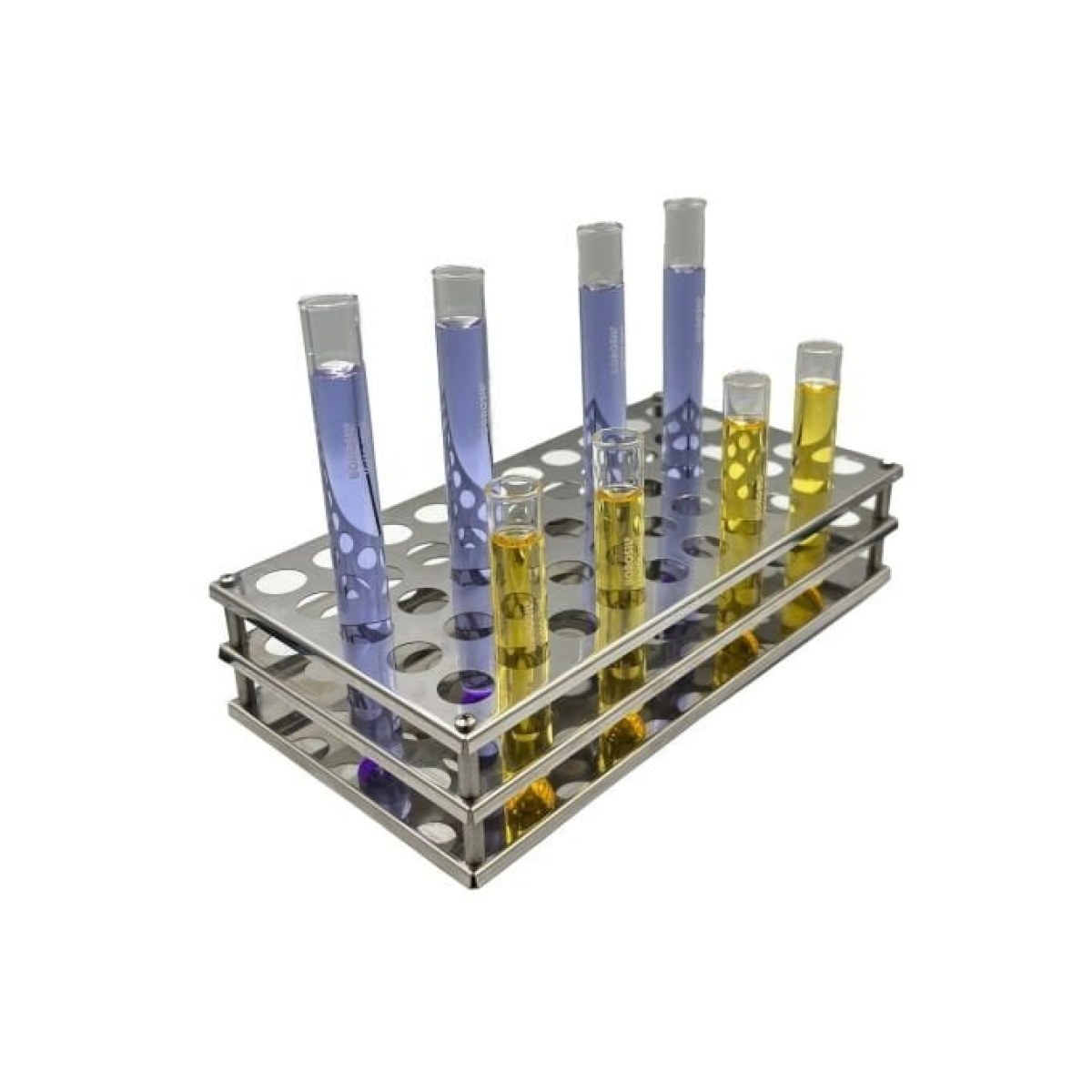 Borox Tüp Standı 50 Tüplük - Tüp Standı Stainless Steel 16mm