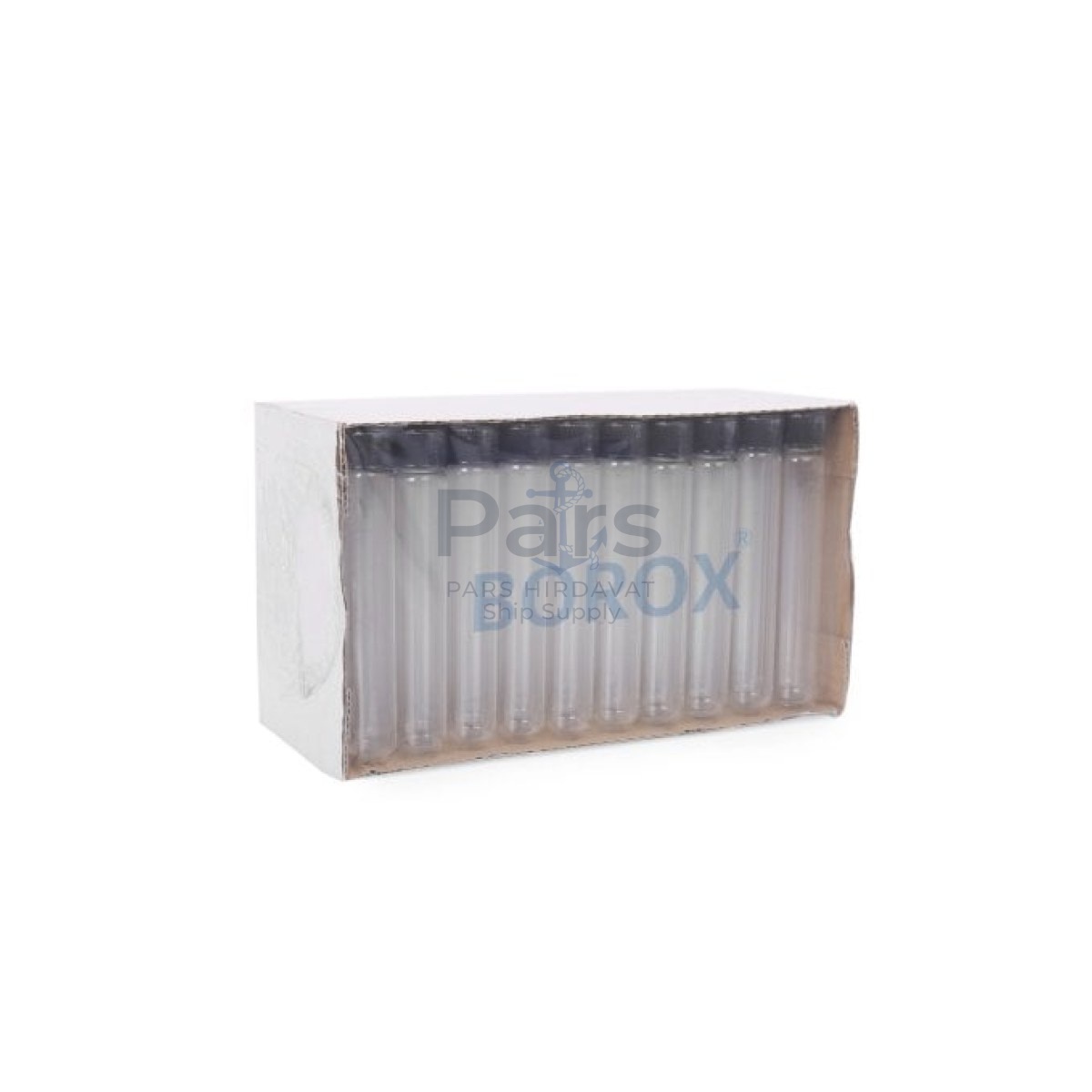 Borox Cam Deney Tüpü 25x150 mm - Kapaklı Test Tüpü 50 pcs