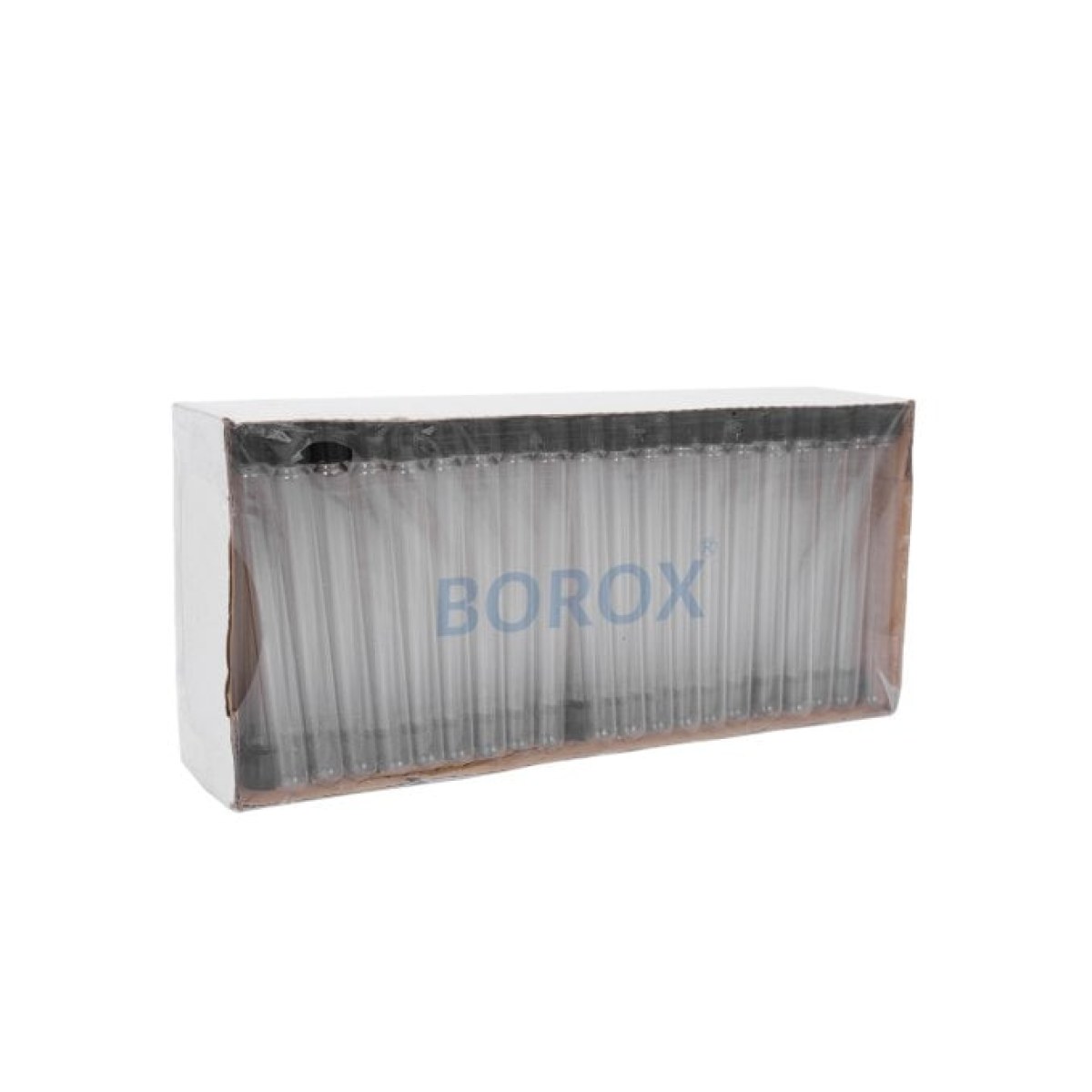 Borox Cam Deney Tüpü 16x160 mm - Kapaklı Test Tüpü 100 pcs