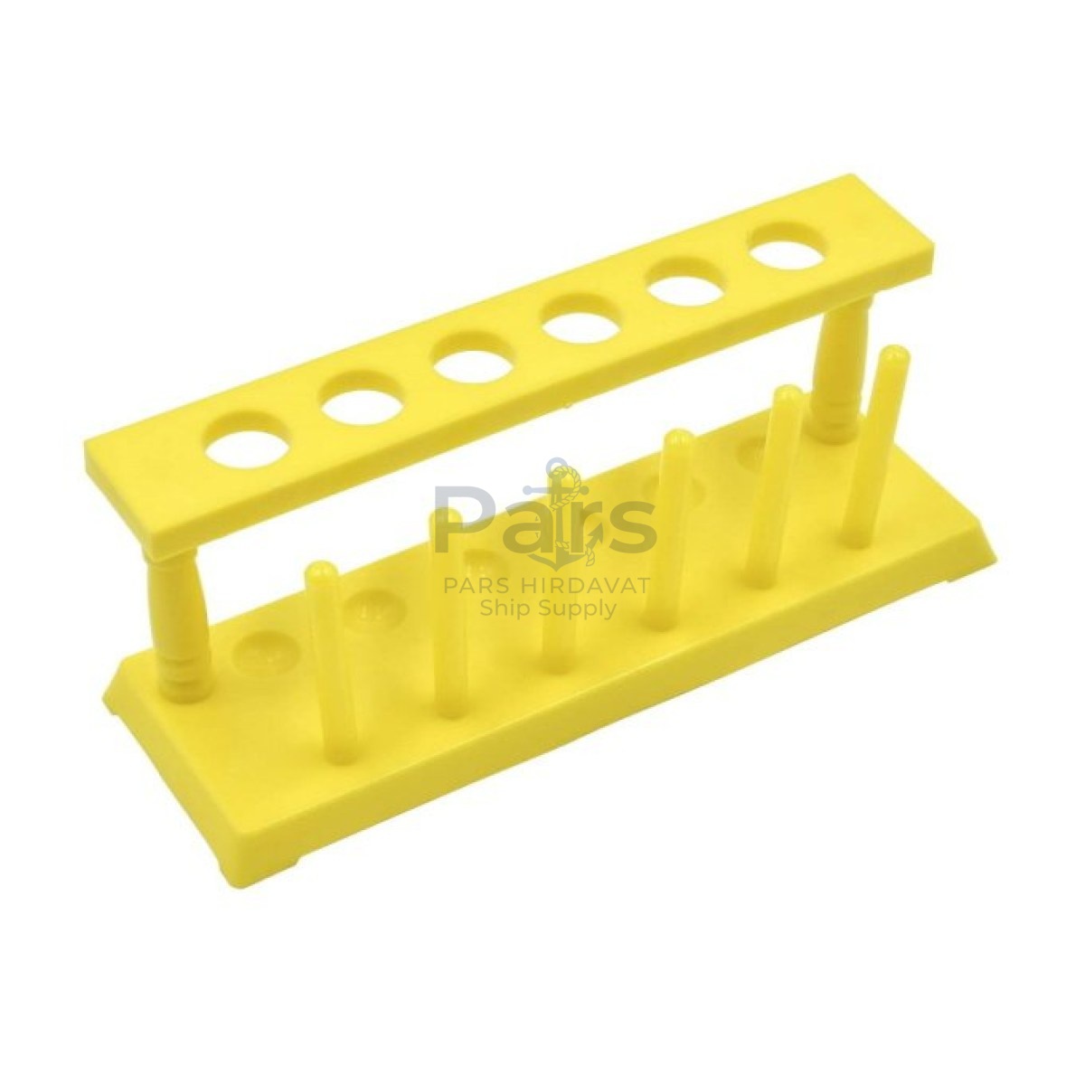 Borox Deney Tüpü Standı 22 mm - PP Tüplük 6 Kurutma Mandallı