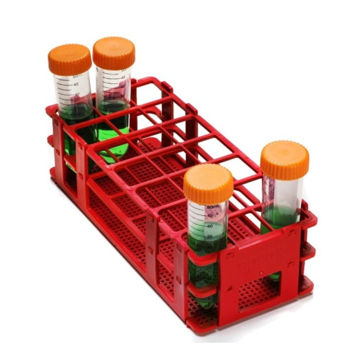 Borox Falkon Tüpü Standı 21 Tüplük 30 mm - Plastik Red