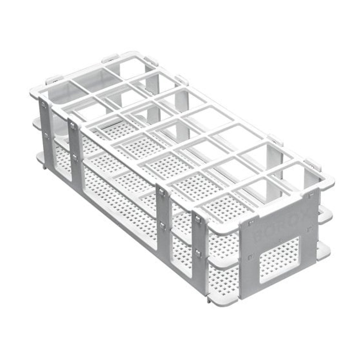 Borox Falkon Tüpü Standı 21 Tüplük 30 mm - Plastik White