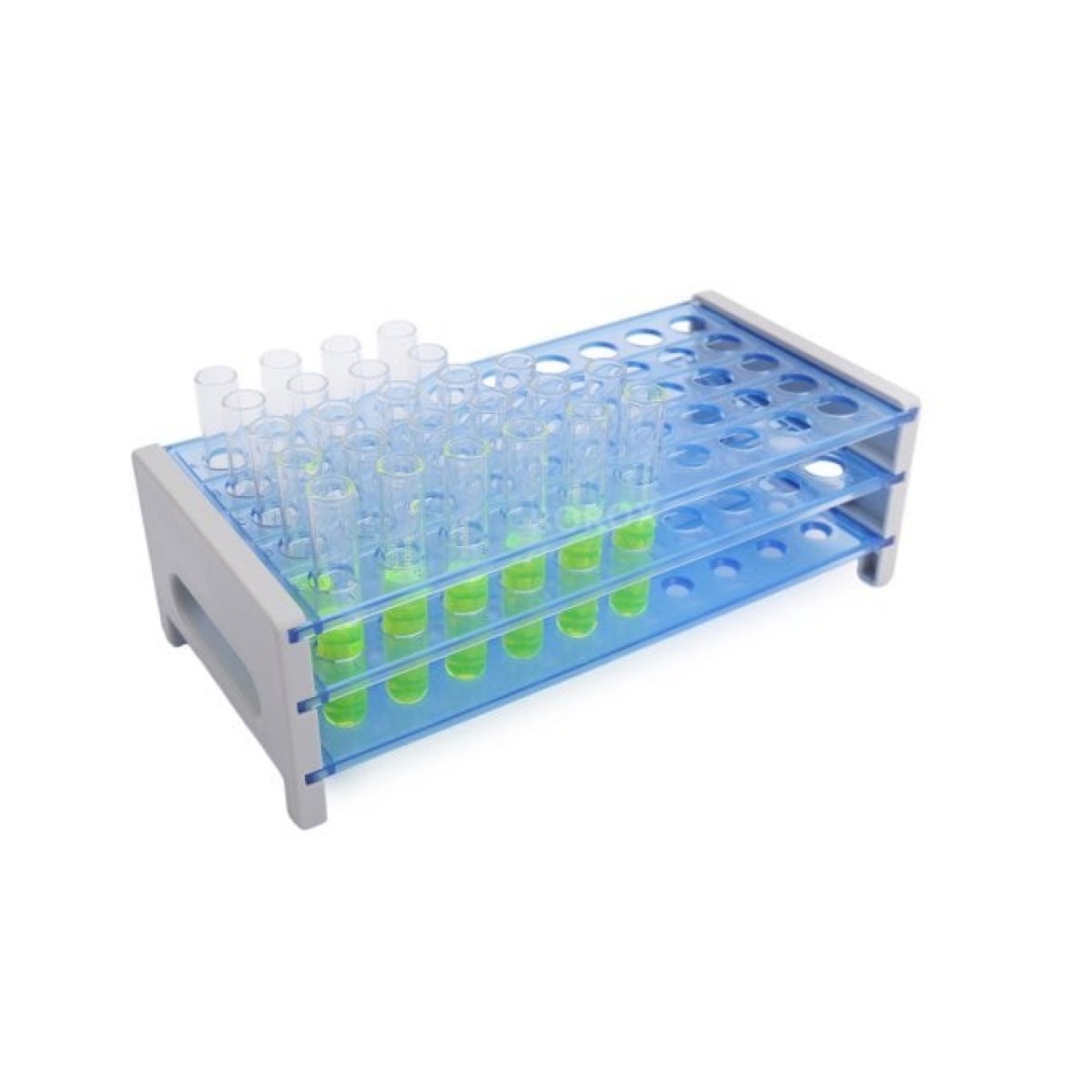 Borox Tüp Standı 50 Tüplük - Tüp Sporu Plastik Mavi 12-13mm