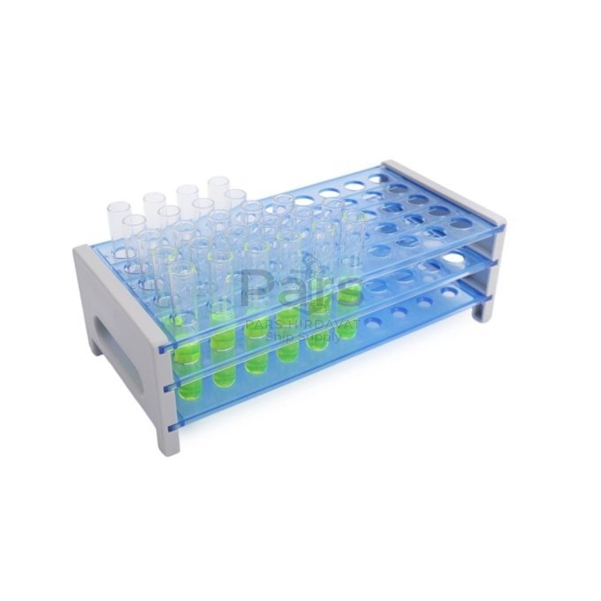 Borox Tüp Standı 50 Tüplük - Tüp Sporu Plastik Blue 12-13mm