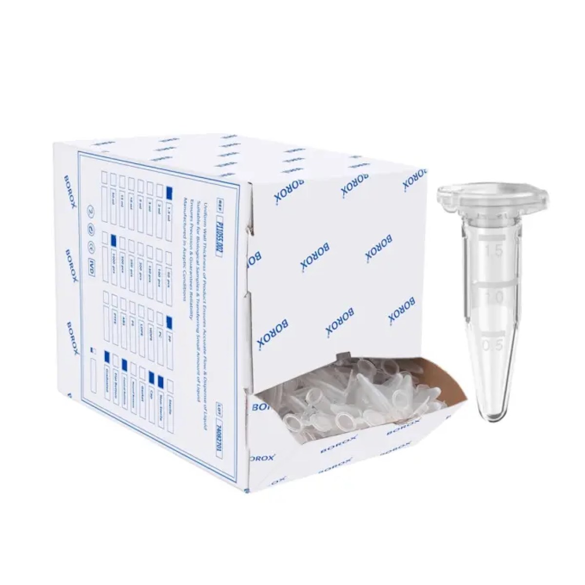 Eppendorf Tüpü 1.5ml - Mikrosantrifüj Ependorf Tüpü 1000Adet