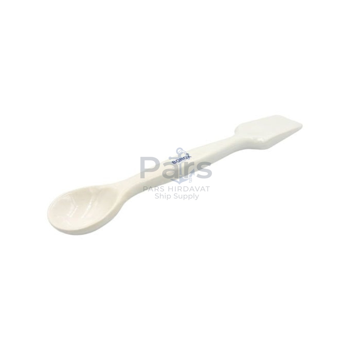 Borox Spatül 26 cm - Porselen Spatula - Laboratuvar Kaşığı