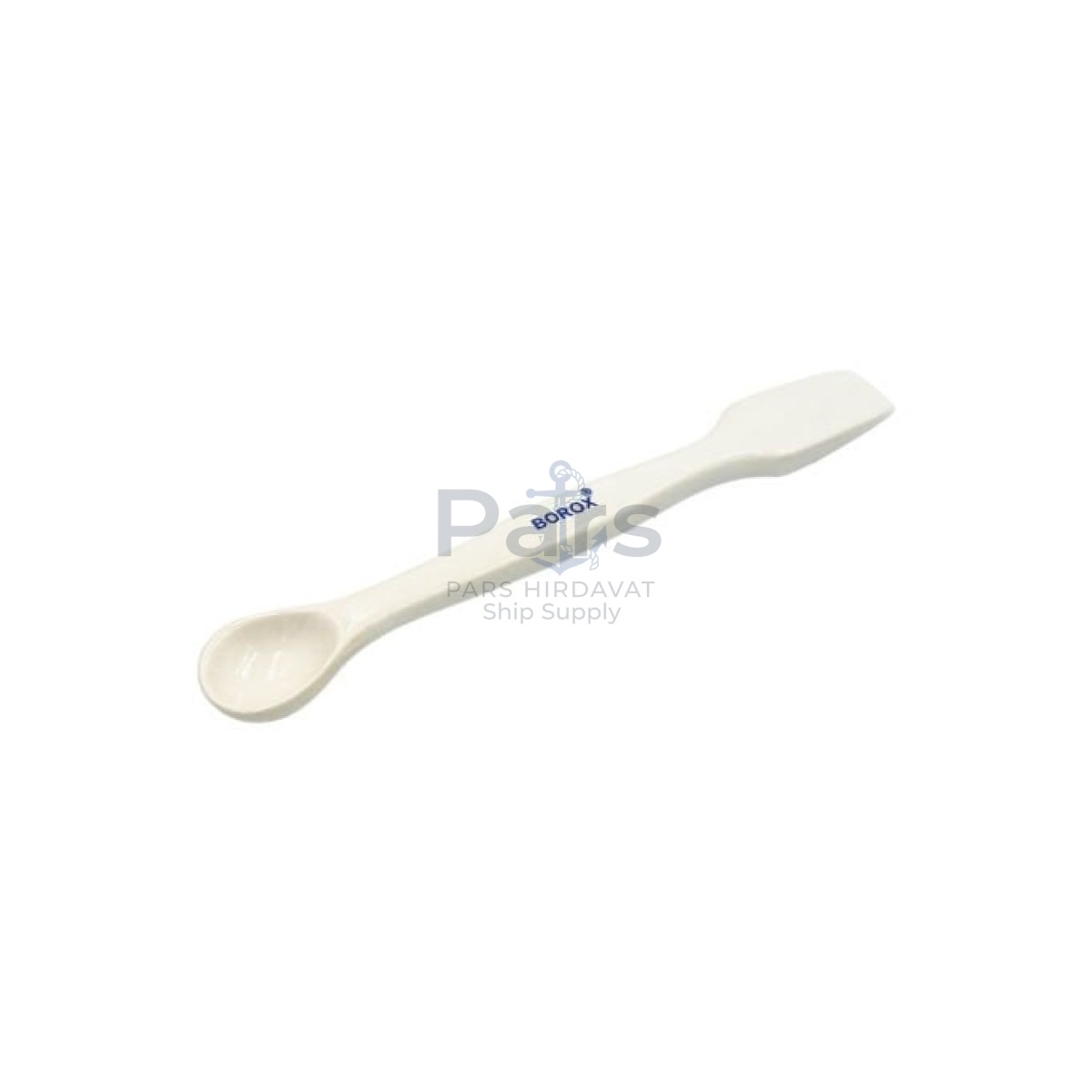 Borox Spatül 20 cm - Porselen Spatula - Laboratuvar Kaşığı