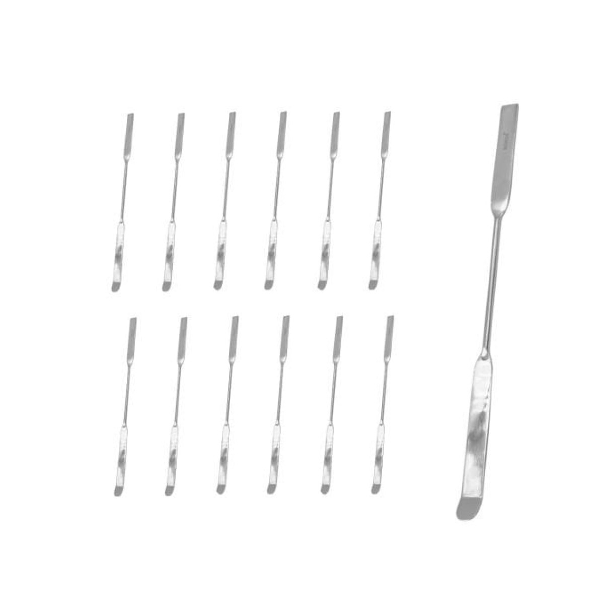 Borox Metal Spatül - Chattaway 18 cm - Paslanmaz Çelik Spatula - 12 Adet Toptan