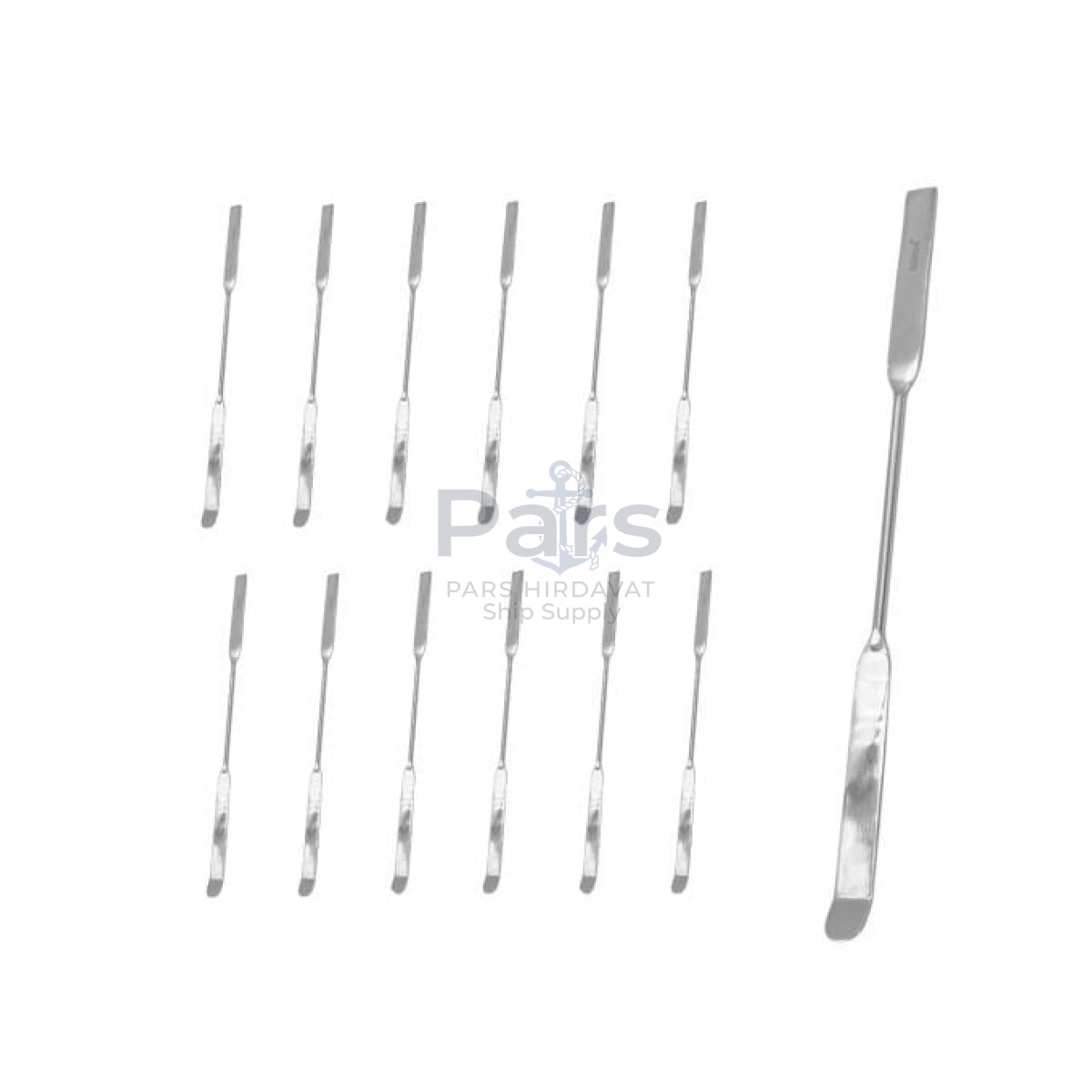 Borox Metal Spatül - Chattaway 18 cm - Stainless Steel Spatula - 12 pcs Toptan