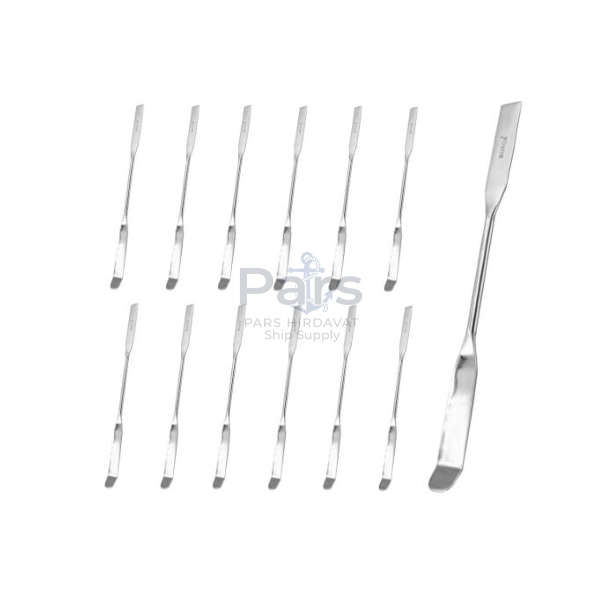 Borox Metal Spatül - Chattaway 15 cm - Stainless Steel Spatula - 12 pcs Toptan