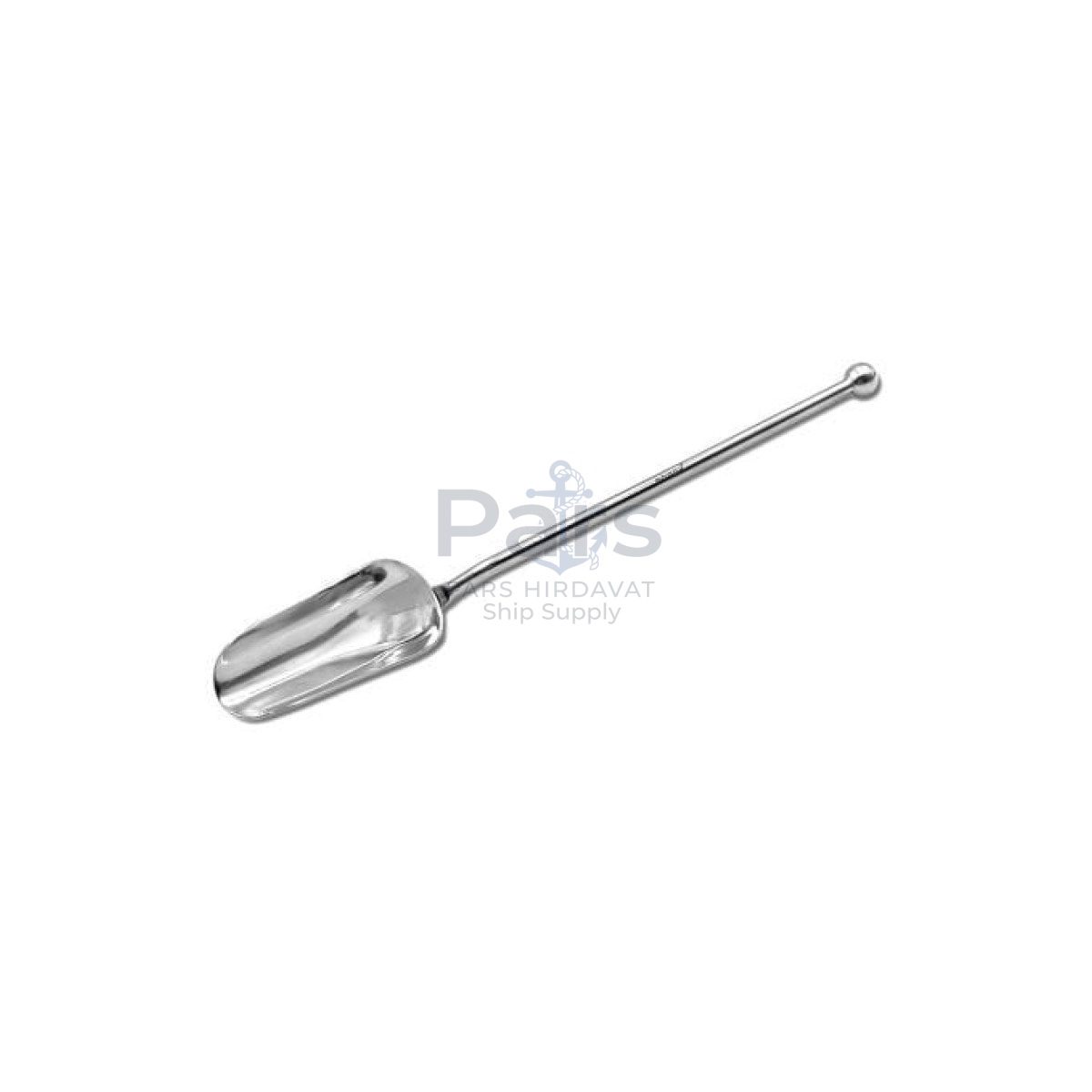 Borox Tartım Kaşığı 22 cm - Stainless Steel Spatül - Uzun Saplı