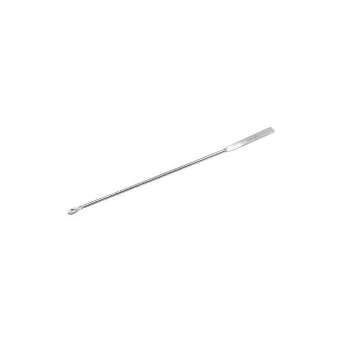 Borox Metal Spatül Mikro Kaşıklı 18 cm - Paslanmaz Çelik Spatula