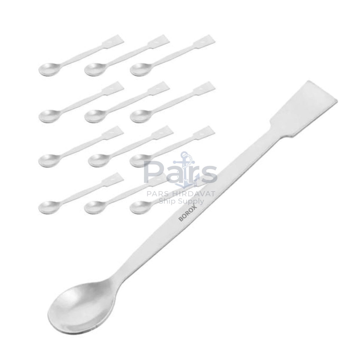 Borox Metal Spatül Makro 30 cm - Stainless Steel Spatula - 12 pcs Toptan