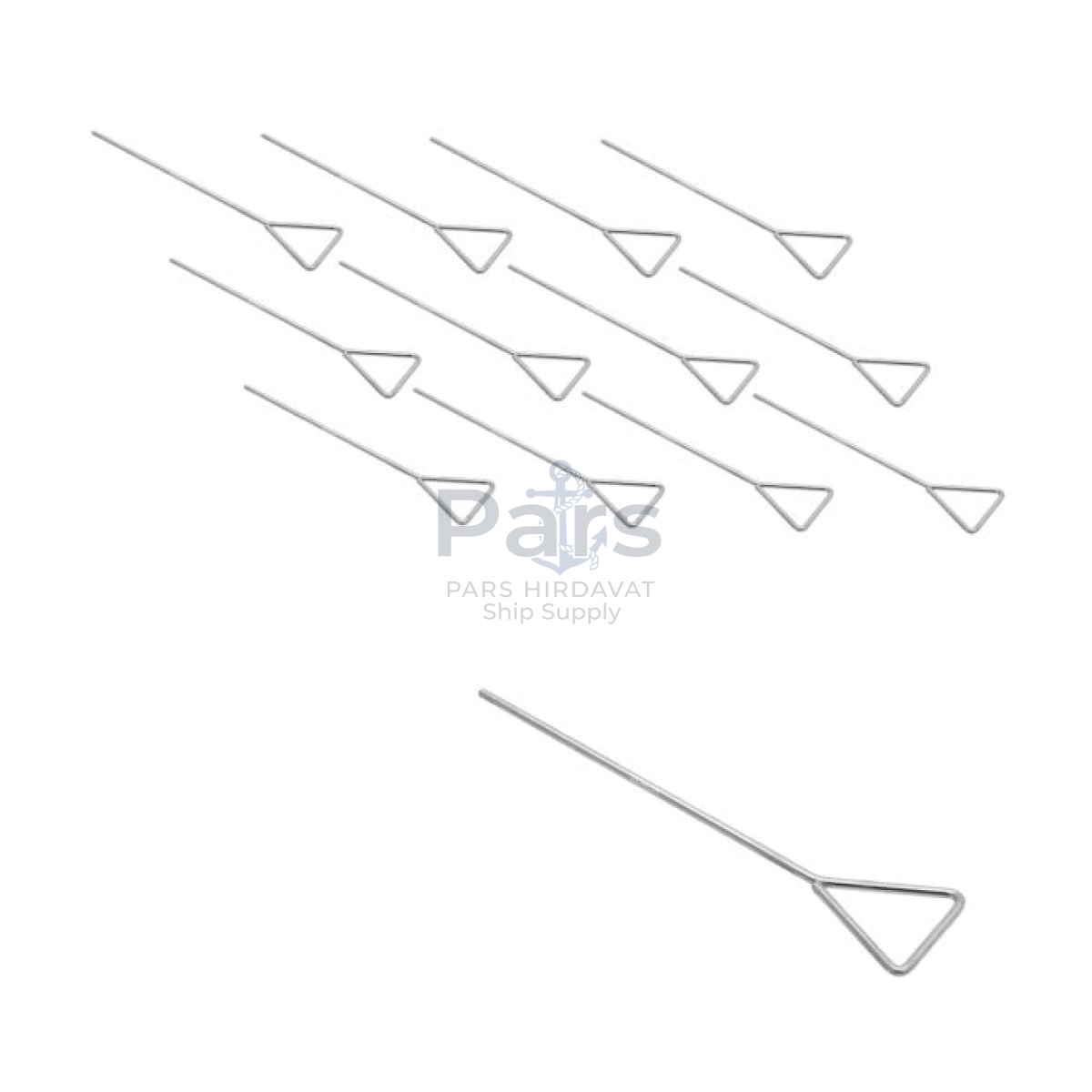 Borox Drigalski Çubuğu Spatül - Hücre Yayıcı - Stainless Steel Spatula 12li