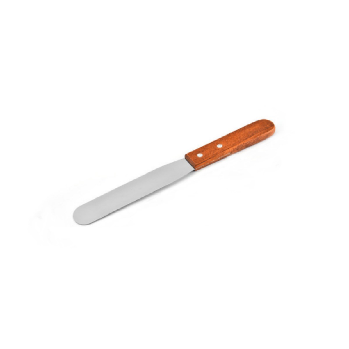 Borox Tahta Saplı Spatül Bıçaklı 20 cm - Paslanmaz Spatula