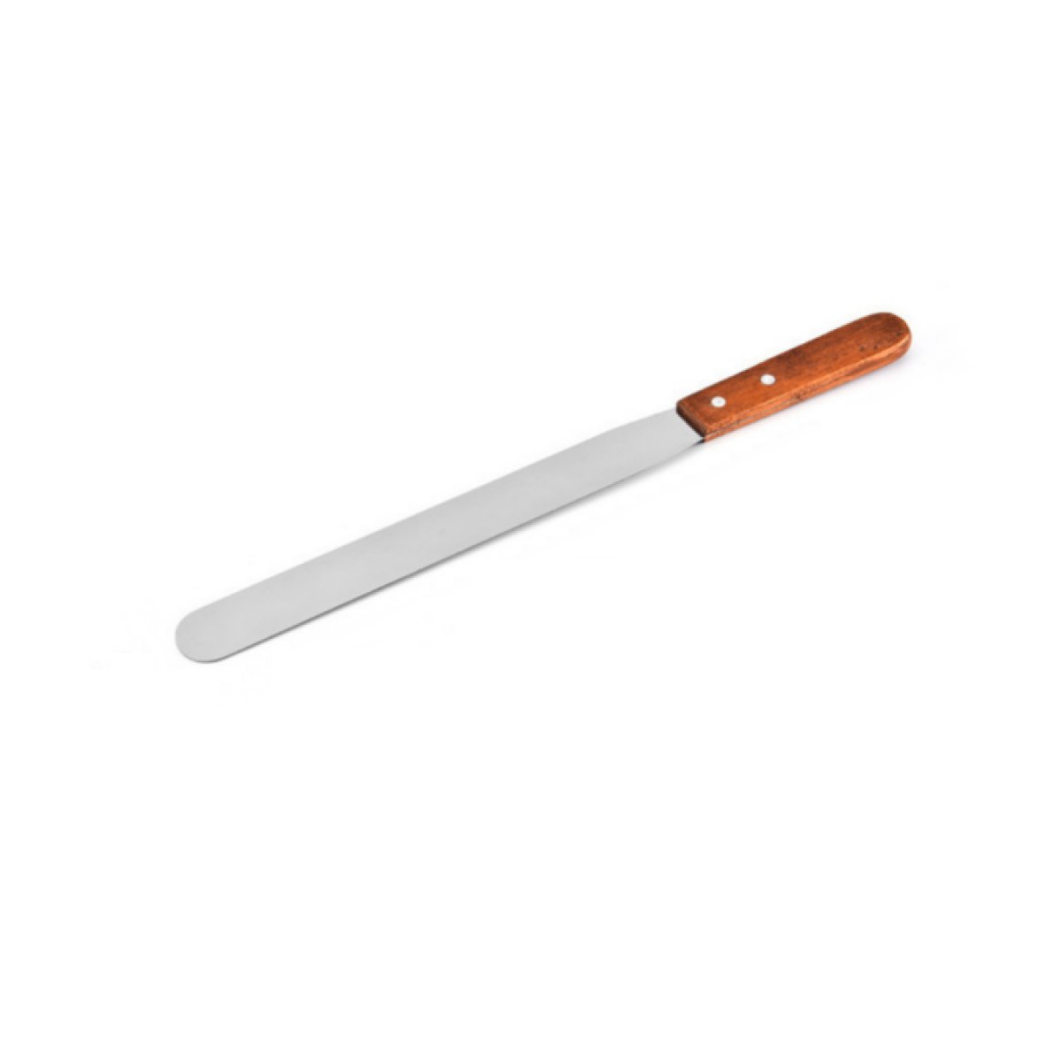 Borox Tahta Saplı Spatül Bıçaklı 27 cm - Paslanmaz Spatula