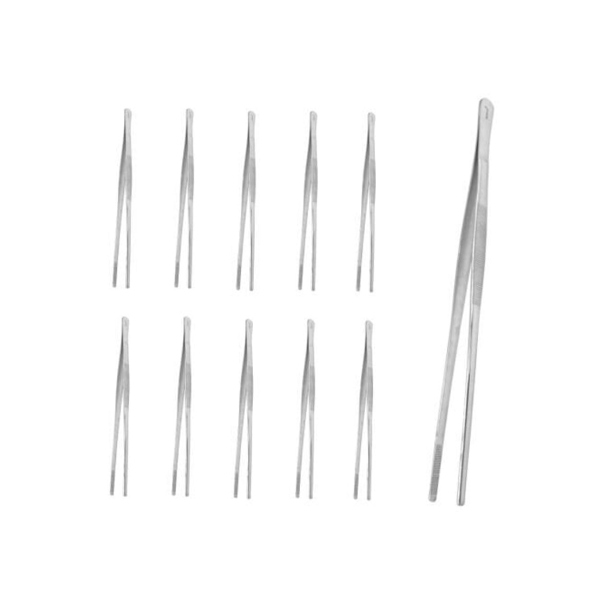 Borox Plierst 30 cm Stainless Steel - Küt Uç Dişli Düz Cımbız - 10 pcs Toptan