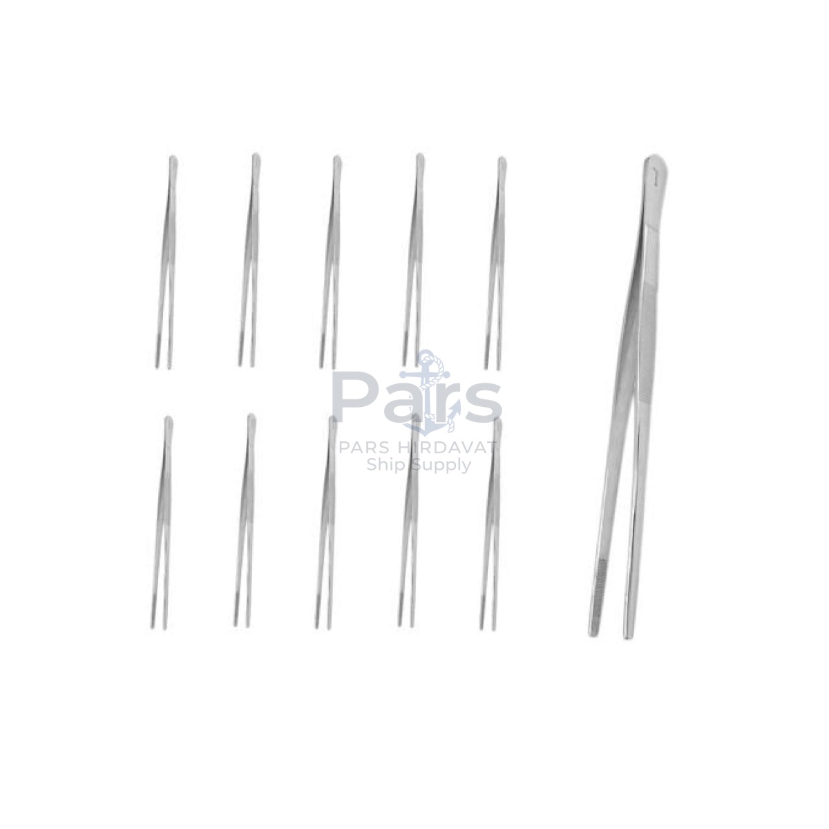 Borox Plierst 25 cm Stainless Steel - Küt Uç Dişli Düz Cımbız - 10 pcs Toptan